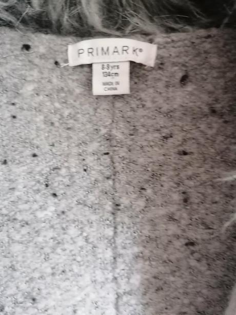 Flaušový kardigán 8-9r, primark,134