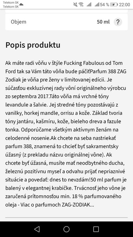 Parfem + zadarmo,