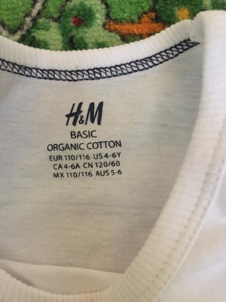 Biele tielko, h&m,110