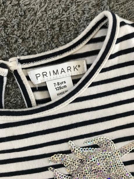 Modré letné šaty v.128, primark,128