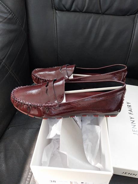 Burgundy topánky veľ.38, 38