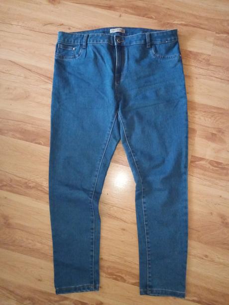 Super elasticke skinny, c. 46, denim,46