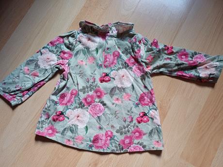 2x krasna kvetovana tunika/top, tu,68