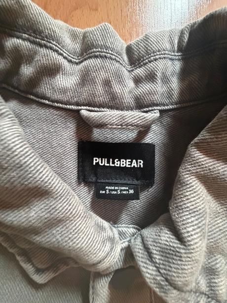 Rifľová bunda, pull&bear,s