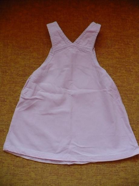 Ružové menčestrové šatičky, disney,80