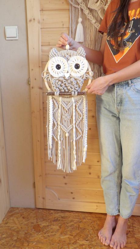 Sova pletená "lapacsnov", 