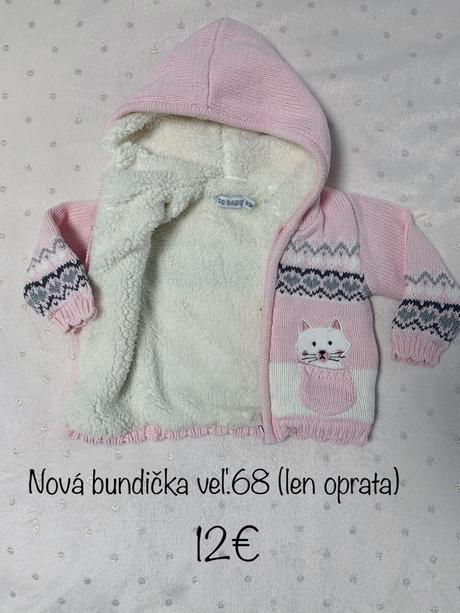 Zimná bundička nová, 68