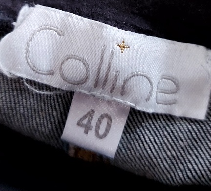 Rifľová tehotenská sukňa, 40