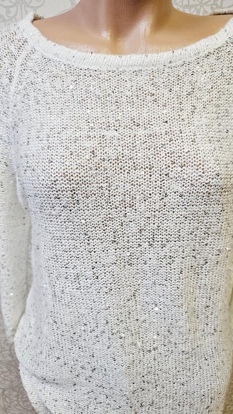 Sveter s flitrami, bonprix,38