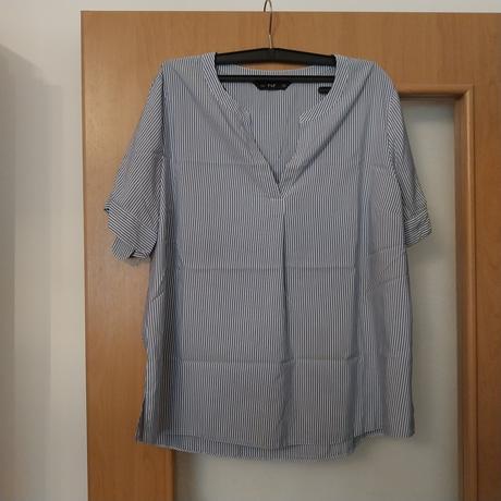 Modrobiela pasikava bluzka f&f 44, f&f,44