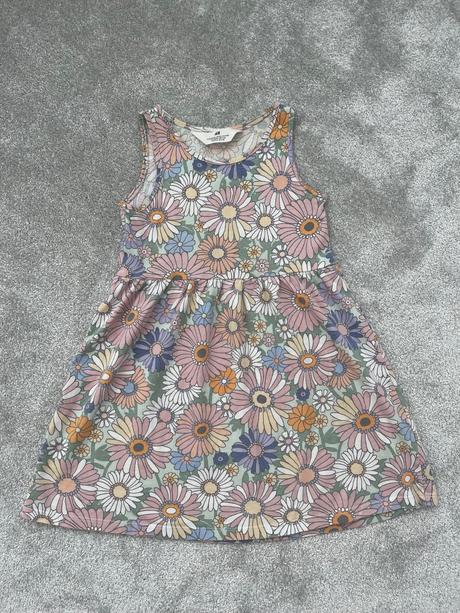 Kvetinkove saty, h&m,110