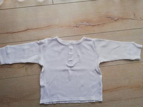 Biele tričko, h&m,80