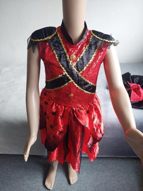 Pirátka / námorníčka karnevalový kostým 134-140,