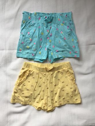 Kraťasy 122/128 cena spolu, h&m,128