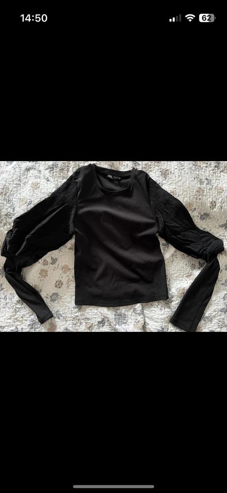 Čierny svetrik, zara,s
