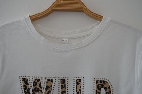 Tričko biele wild, 40