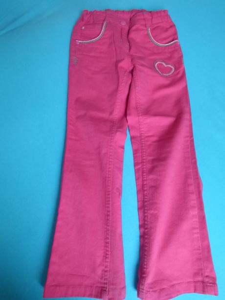 Ružové nohavice, c&a,122