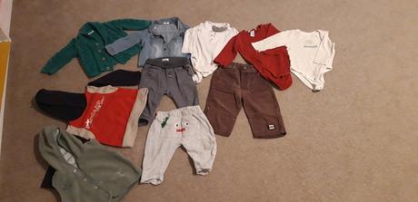 Balík oblečenia pre chlapca 6-9 mesiacov (74), 68–80