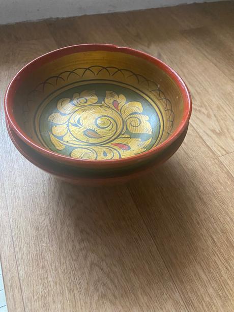 Ručne maľované starožitné misky, 