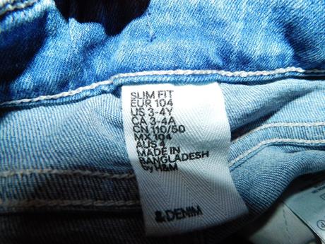 Kvalitné rifle -4/5, denim,104