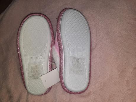 Ružové lesklé domáce papuče minnie mouse 36, primark,36