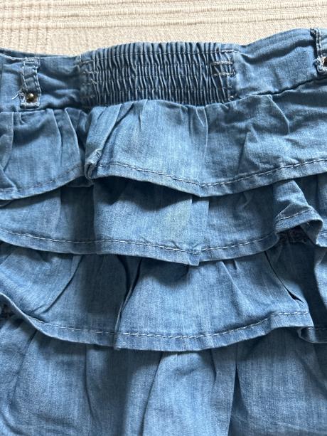 Riflová volániková sukňa 3r., 98