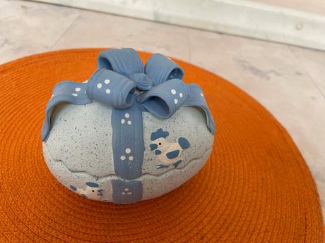 Keramické veľkonočné vajíčko,