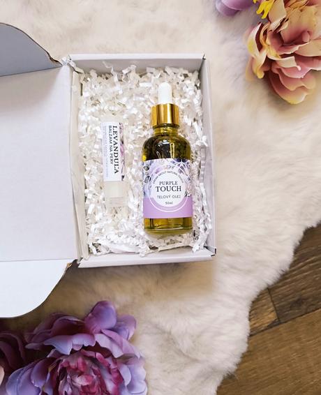 Handmade set - telový olej,balzam na perylevanduľa, 