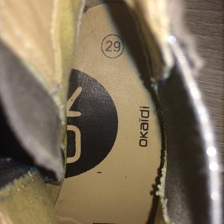 Topánky kotníkové dievčenské okaidi č.29, vd -18,5, 29