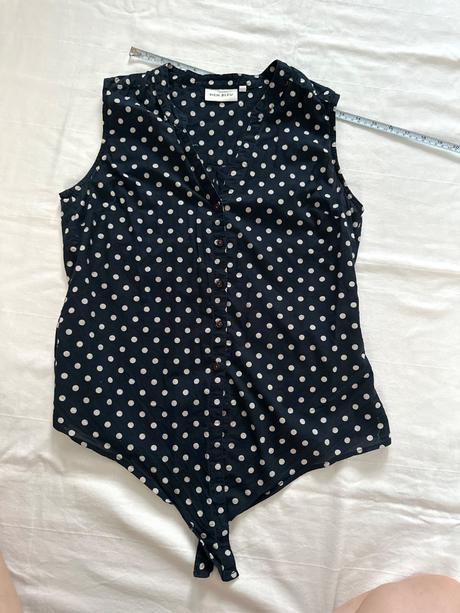 Bavlnená blúzka so zaväzovaním, s