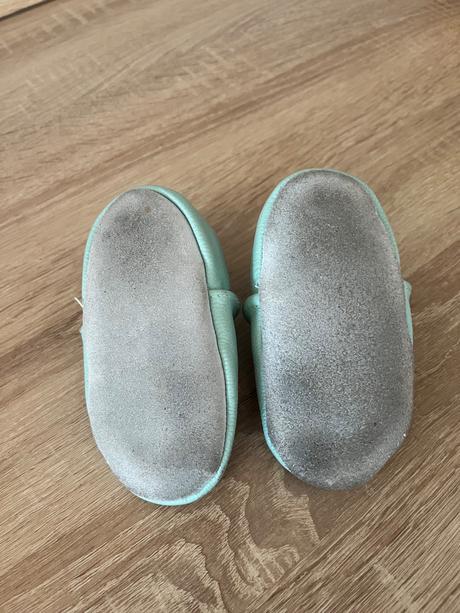 Kožené barefoot capačky, 18
