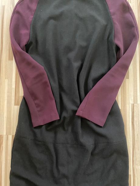 Zara basic prexhodne saty slivkove/baklazanove, zara,s