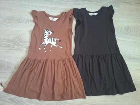 Šaty leto h&m 110/116 5ks, h&m,110