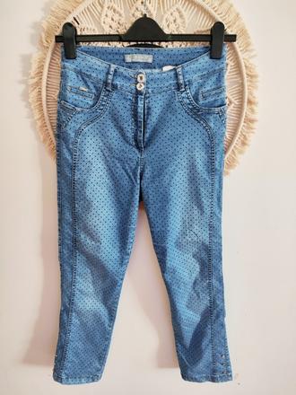 Bodkované džínsy, m