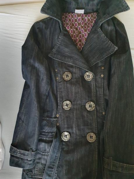 Kabát/ trenčkot džínsový, m