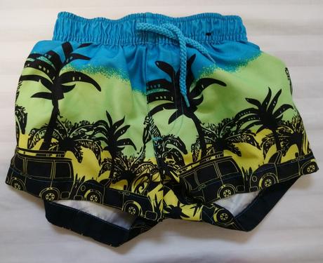 2 ks chlapčenských farebných kraťasov, 9-12 mesiac, george,80