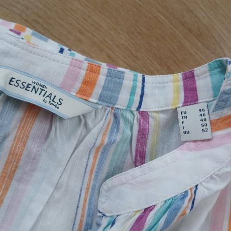 Letná pásikavá blúzka, tchibo,46