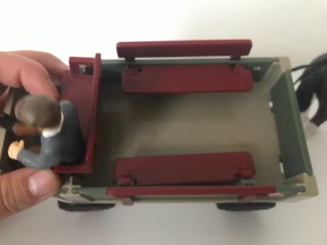 Schleich vintage povoz s konom,