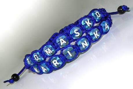 Naramky dvojradove s menom  ale aj s datumom, 