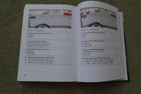 Kniha-predpisy o cestnej premávke a skúšobné testy, 
