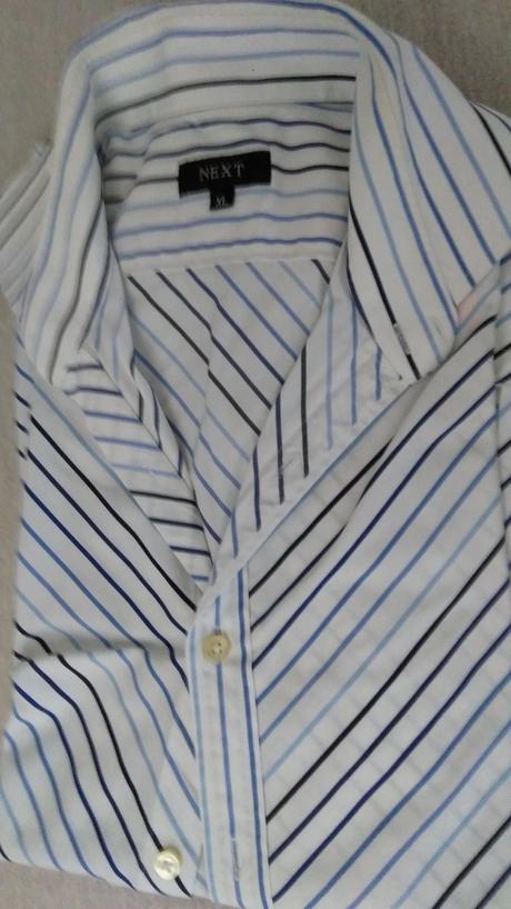 Balík -  košele prúžkované - dlhé rukávy, l