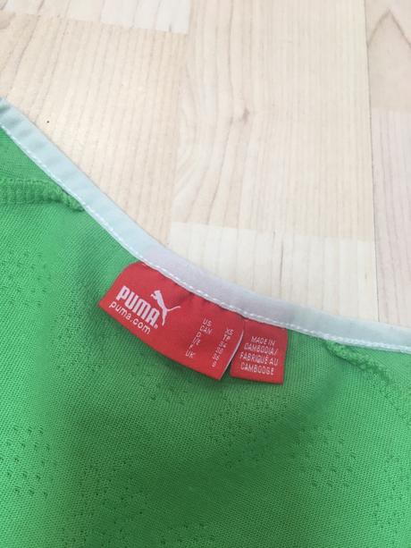 Puma zelene tricko, puma,xs