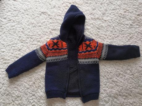 Pletena bunda styl svetra, lupilu,110