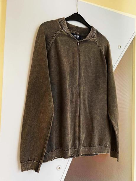 Športový vintage sveter, pull&bear,l