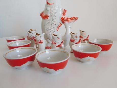 Ryba + 6x rybky menšie + mištička na cukríky 6 x, 