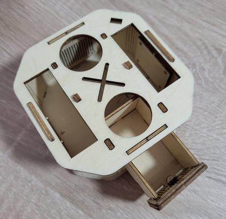 Robotime rolife 3d drevený gramofón,