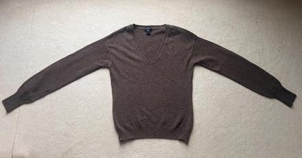 V-čkový pulover z jahňacej vlny, gant,xs