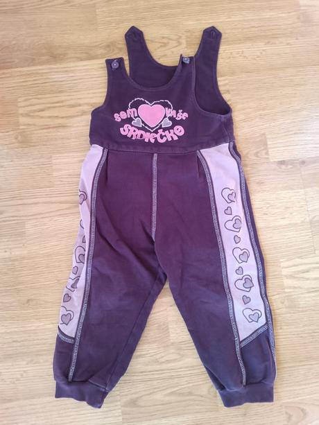 Dievčenské tepláky na traky, 98