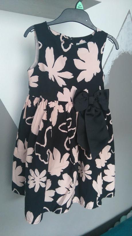 Kvetinové saty s maslou, next,104