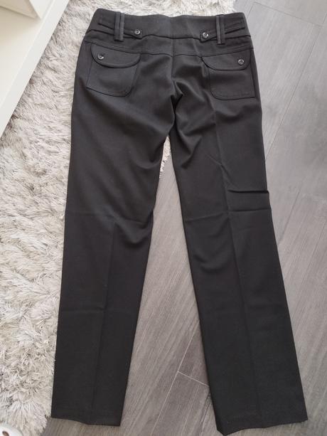 Čierne elegantné nohavice, xl